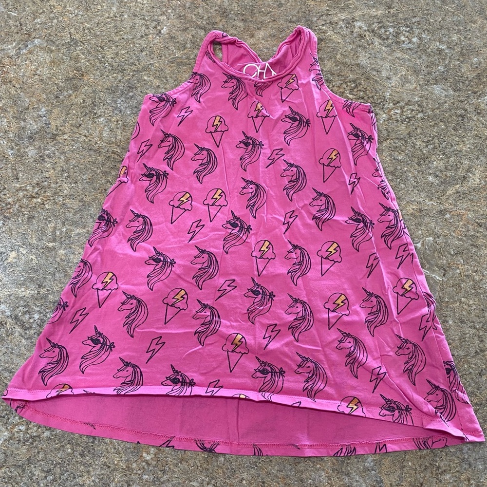 Chaser Dress pink unicorn